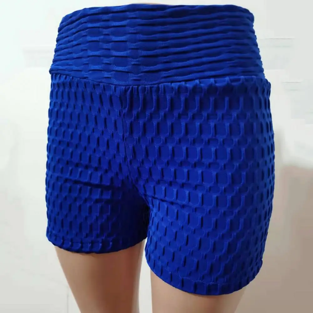Шорты женские спортивные эластичные с завышенной талией, облегающие дышащие велосипедные шорты для йоги, повседневная одежда выше колена, на шнуровке