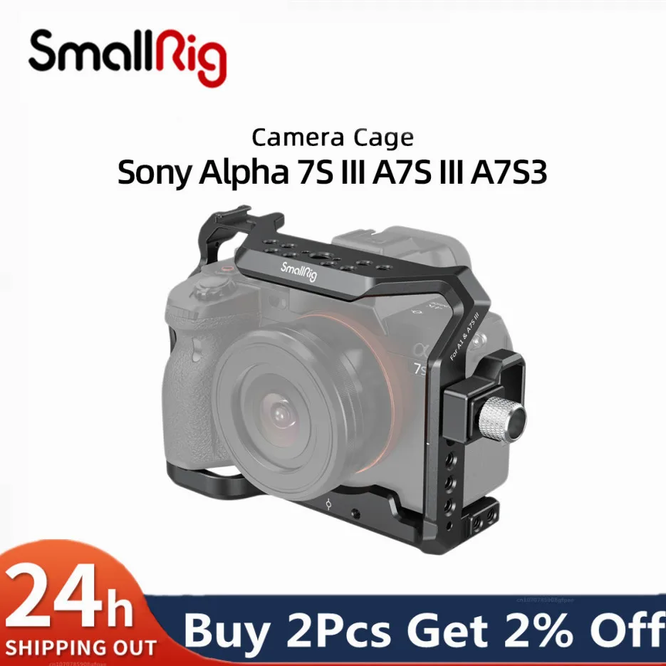Smallrig Full Cage Per Sony Alpha 1 A1 E Per Sony A7S Iii Alpha 7S Iii Con Binario Nato Integrato E Supporto Per Scarpe Fredde-3241