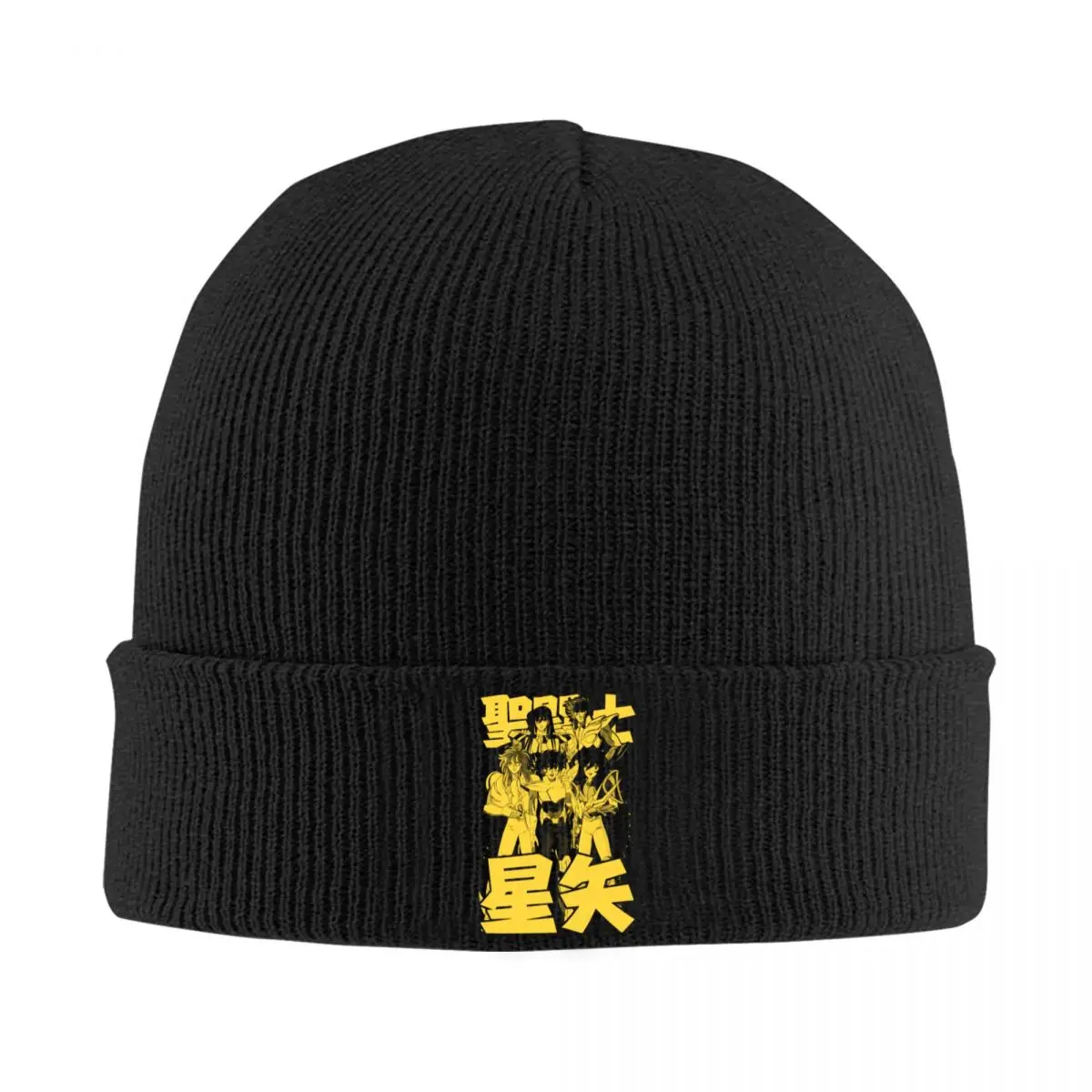

Knights Of The Zodiac Saints Crew Bonnet Hats Cool Knit Hat For Men Women Warm Winter Anime Saint Seiya Skullies Beanies Caps