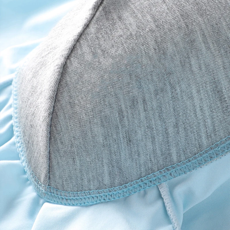 MiiOW 3Pcs Ice Silk Men Underwear Boxers 3A Breathable Crotch Man Underpants Graphene Antibacterial Men's Panties Boxer Trunks