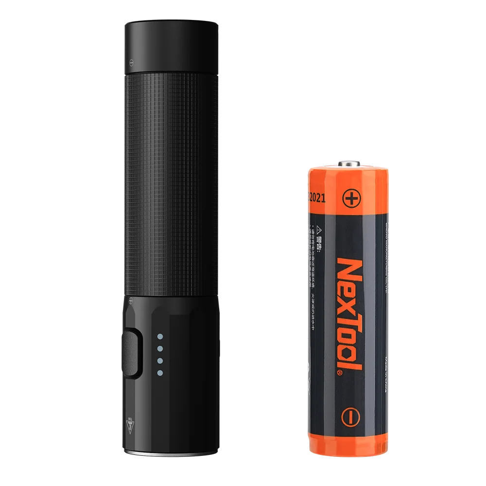 Nextool 1200LM Strong Flashlight Outdoor Waterproof Portable Flashlight 4500mAh Power Bank Camping Adventure Defensive tools
