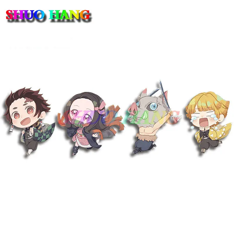 thumbnail image 1 of Pegatinas divertidas de Demon Slayer para coche, calcomanías para el maletero, ventanas, anime, accesorios para autocaravana, vinilo para camión, 1 of 5