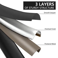 JHK 3 Step Ladder Folding Step Stool with Anti-Slip Pedal 330lbs Capacity Sturdy Steel Portable Heavy Duty Step Stool for Home 3