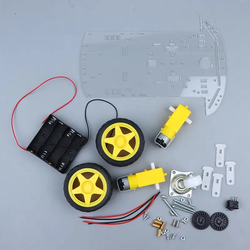Kit Châssis Robot 2WD 4x4 Moteur 130 Voiture RC DIY