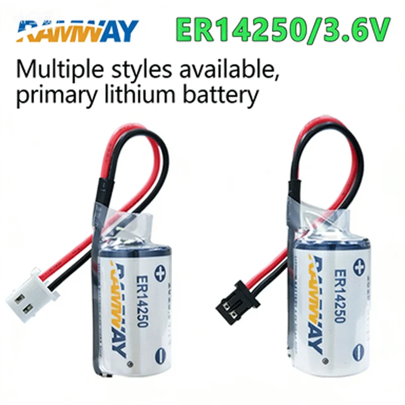 RAMWAY ER14250 3.6V lithium battery 1/2AA used for PLC industrial ...