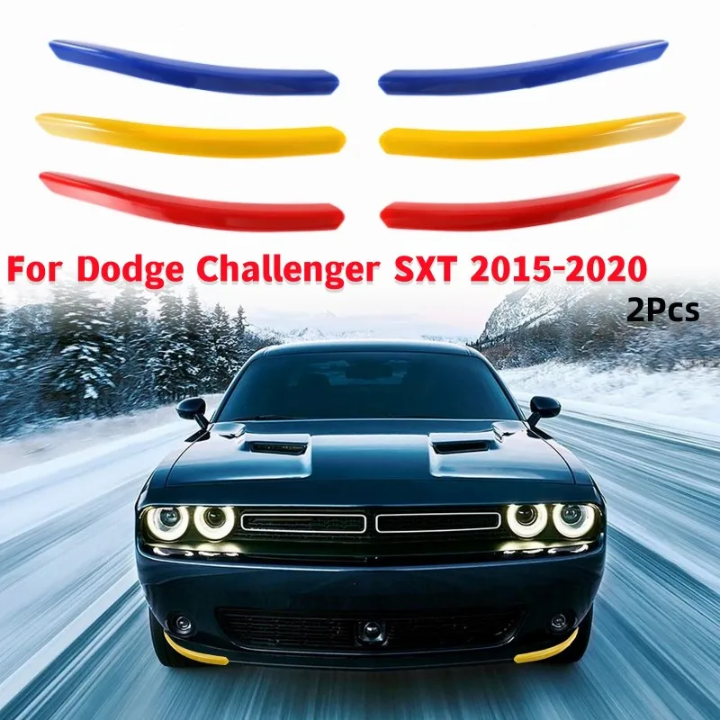 

2 шт., наклейки на передний бампер автомобиля Dodge Challenger SXT 2015-2020