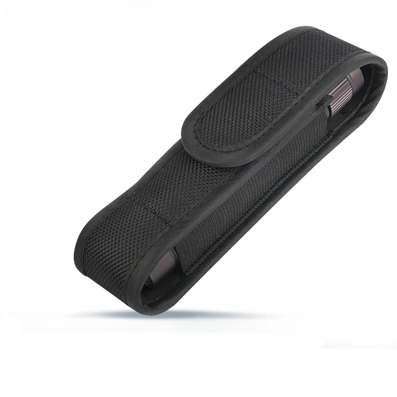 140 * 32mm Black Portable Nylon Strong Light Magic Tape LED Flashlight Cover
