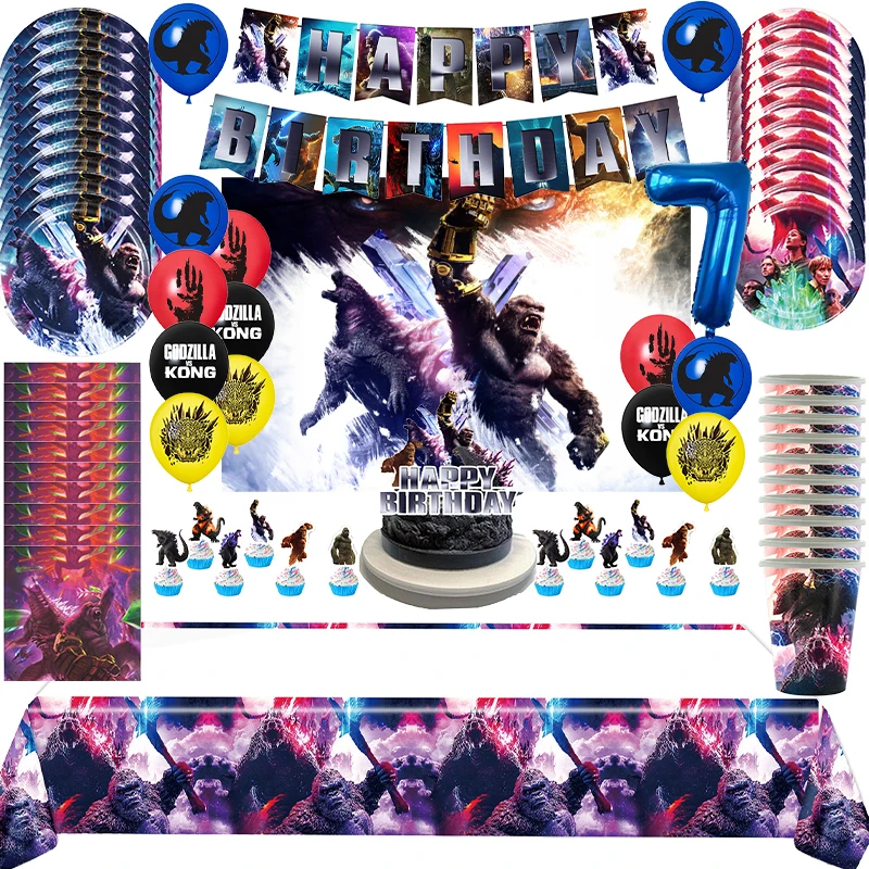 

Украшение для дня рождения Monster Godzillaed Vs King Konged
