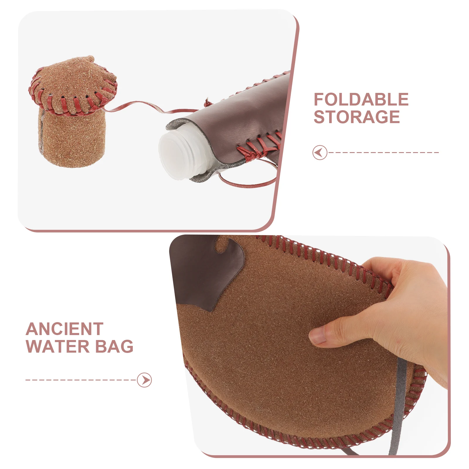 Water Spanish Bottle Ancient Bag Wear-Resistant Bota Flask Traditional Travel