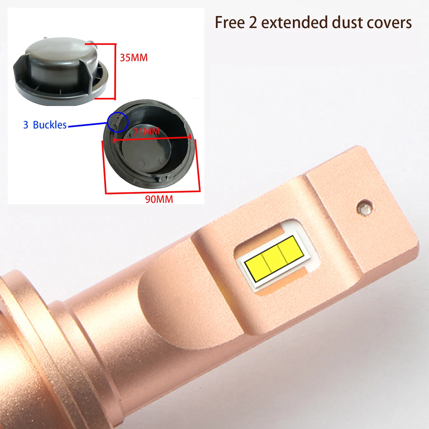

For KIA Sorento FL K3 K5 Niro Soul KX3 K4 K7 Led Bulb H7 9012 Hir2 9005 HB3 H1 High Quality Free Extension Dust Cover