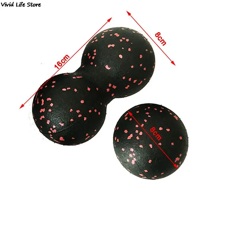 Fitness Ball For Self-Myofascial Release Deep Tissue Pilates Yoga Gym Home Peanut Massage Ball