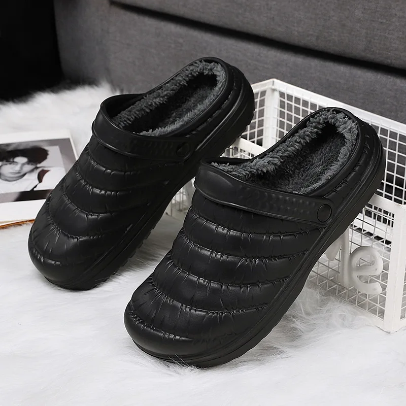 Unisex Slippers Women Clog Shoes Winter Outdoor Classic Freesail Plush Shearling Lined Sneakers Winter Fur Garden Sandals Women