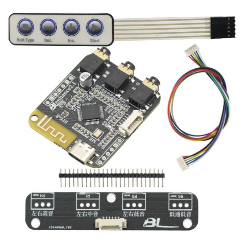BP1048 Bluetooth 5.0 DSP Tuning EQ40 Electronic Frequency Division Module TWS Audio Stereo Pre-amplifier Tuning Board audio amplifier audio power amplifier board hifi decoder board sound recordable module