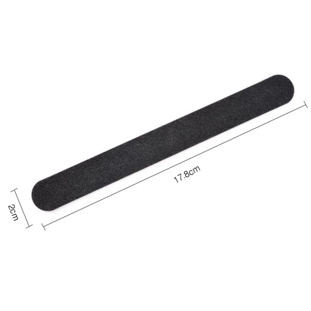 100/180-grain nail file black professional reusable emery board nail tool suitable for acrylic nails buffer file