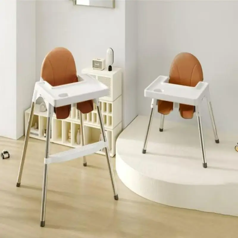 كرسي طعام للأطفال 2 في 1 قابل للتعديل، صينية قابلة...