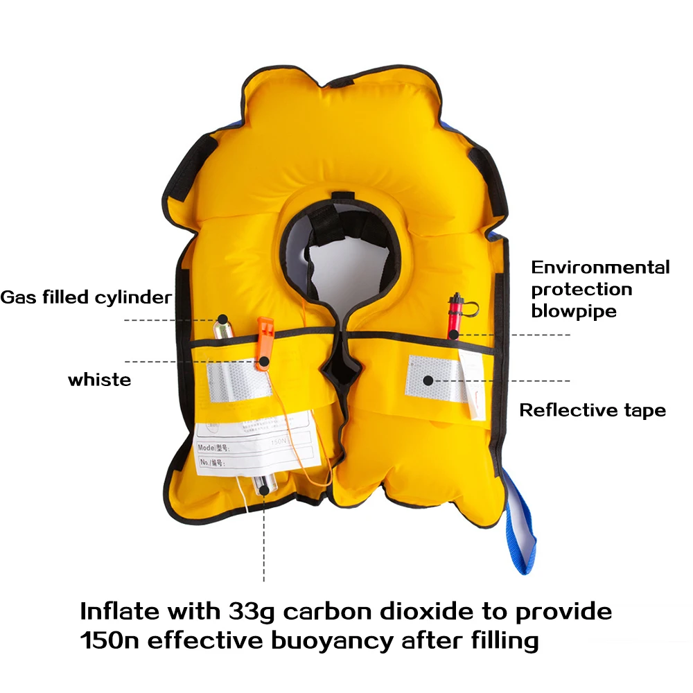 Automatic Inflatable Life Jacket Professional Swiming Fishing Life Vest Water Sports Children Adult Life Vest for Fishing 4