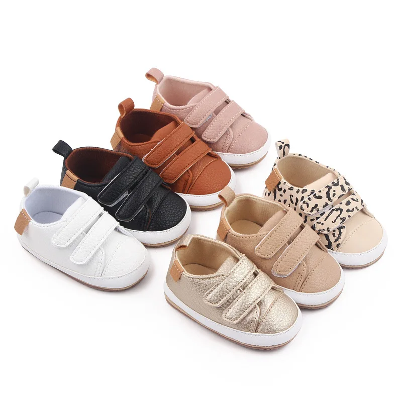 New 2023 Spring Autumn Baby Multicolor Casual shoes Rubber Sole Non-slip Soft Bottom Baby Boys Girls First Walking Crib Sneakers new baby boys and girls with double color rubber soles non slip flat sneakers baby casual shoes 0 18 months baby walking shoes