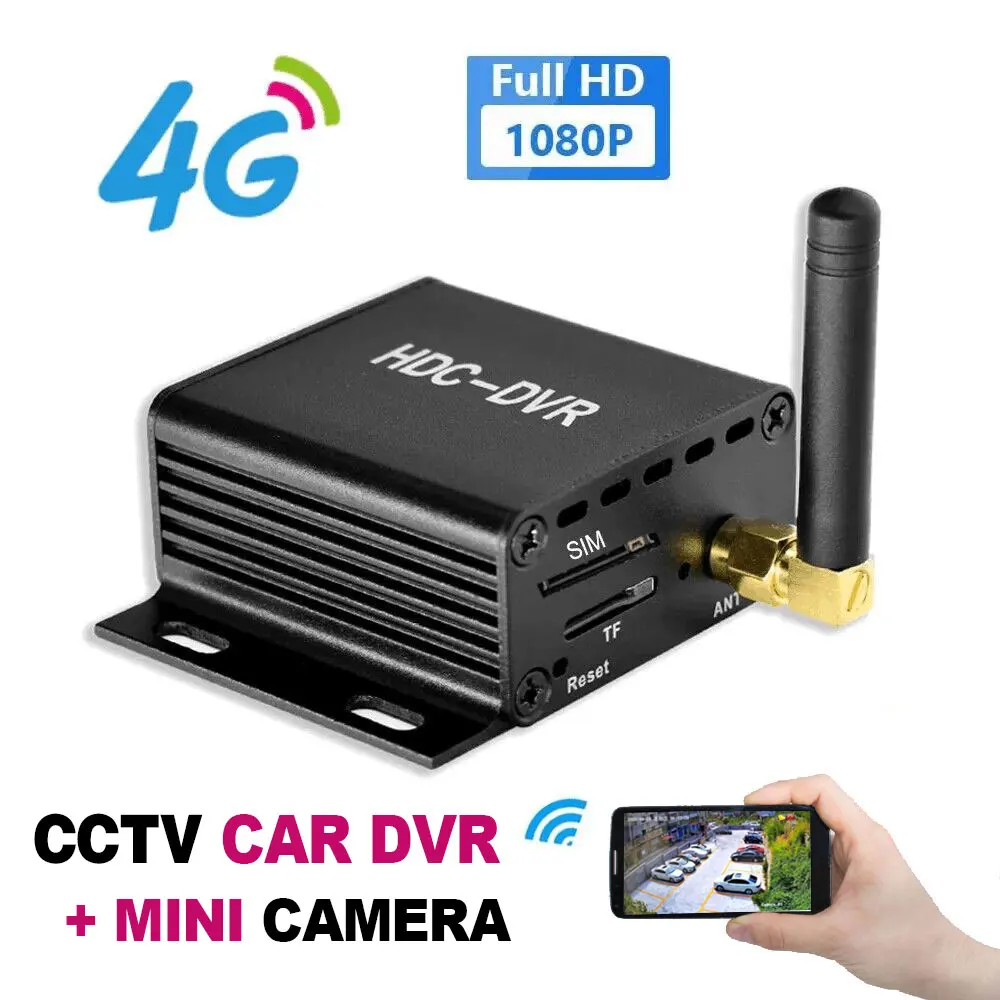 Kit Mini Dvr Wireless Videoregistratore 1080P Ahd 4G Card Dvr Motion Detection Alarm Aggiungi Sorveglianza Cctv Microfono Telecamera 2Mp