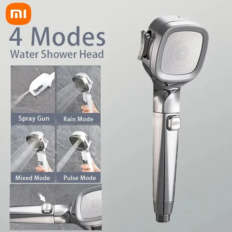 Xiaomi Mijia 4-Modes ShowerHeads Adjustable Water Massage Sprayer High Pressure Shower Head Water Saving Bathroom Accessories shower head