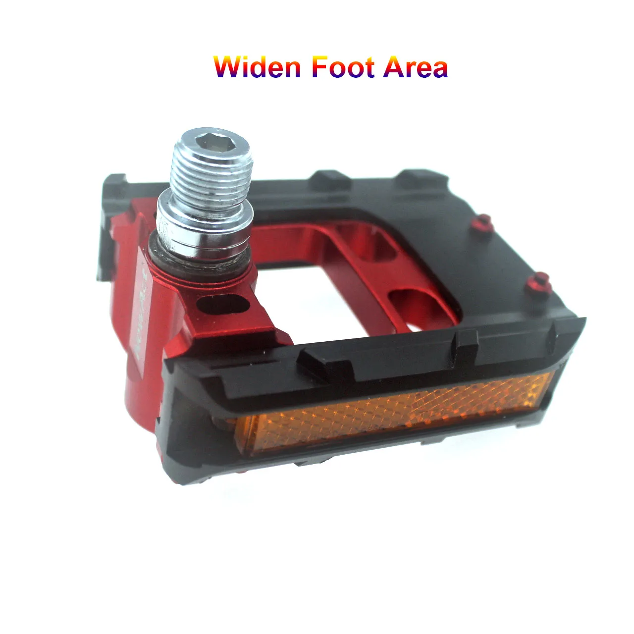 Description Picture 5 of itemNowAct Folding Bike Pedals Foldable Pedal MTB Road Bike Road Bike Anti-Skid Reflective Sealed Bearing Cr-Mo Universal Pedal 9/16