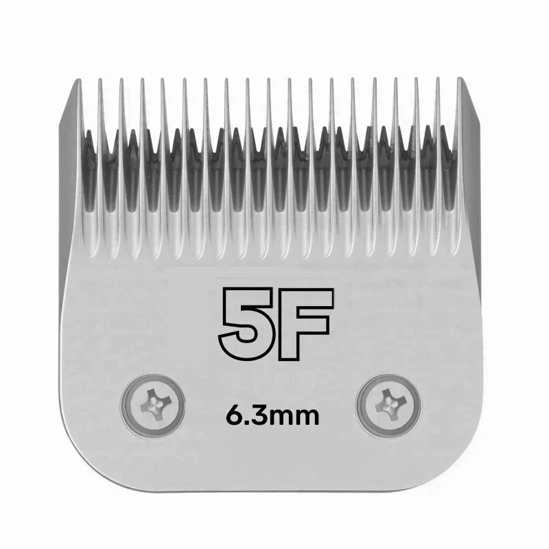 Detachable Pet Dog Grooming Clipper Blade Compatible with most Andis Oster A5 Wahl KM Animal Clippers Cut Length 1/4&rdquo;(6.3mm) 5F