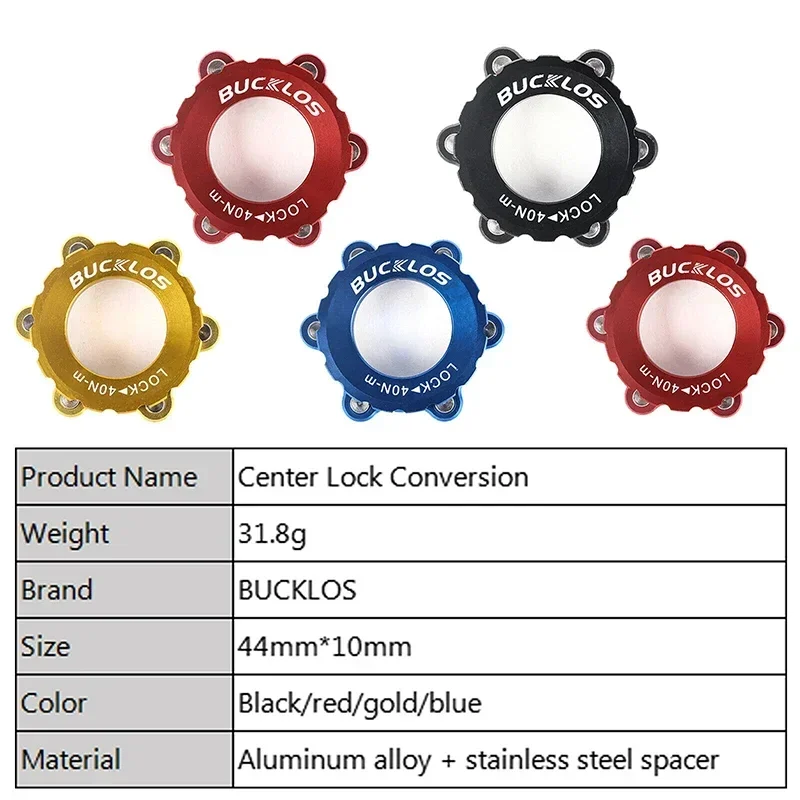 Centerlock Lockring Adapter Bicycle Center Lock Disc Rotor Lock Cover Ring Conve