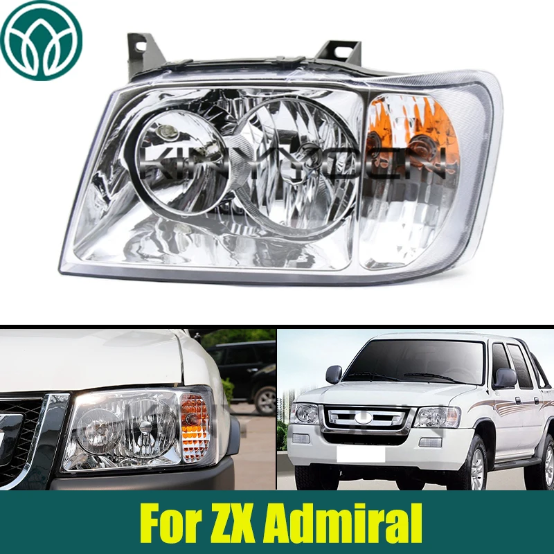Car Front Bumper Headlight Headlamp For ZX Admiral Front Head lamp
