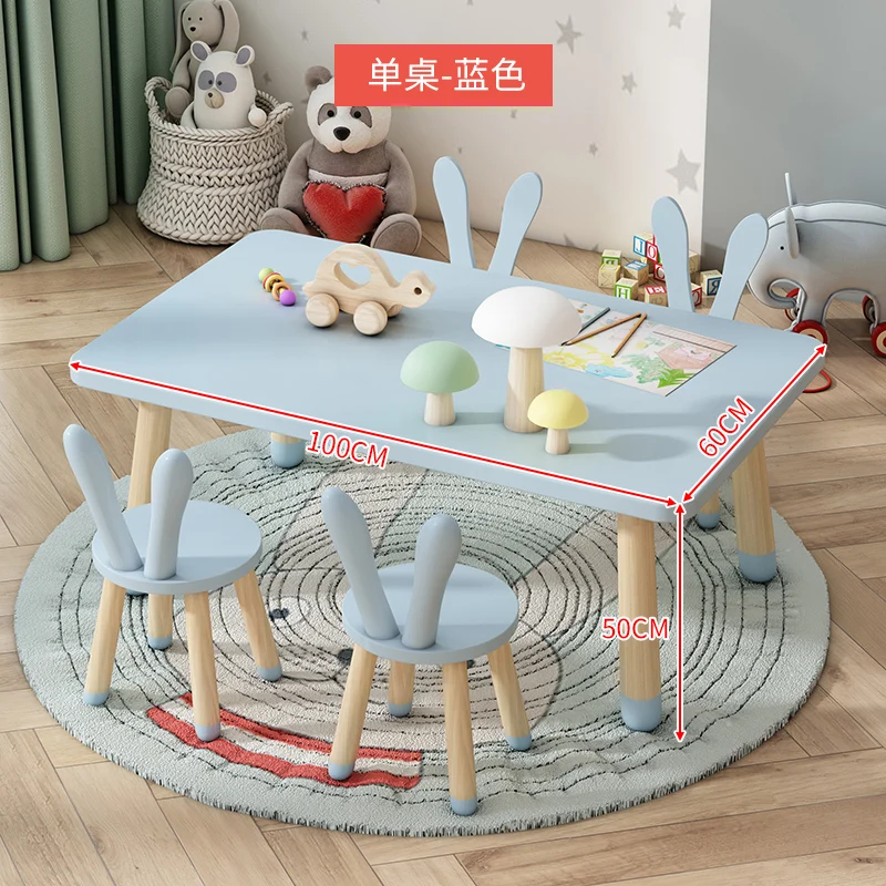 Children Study Desk Student Kids School Supplies Set Table Classroom Tables Child Elementary Bureau Enfant Chair Furniture Room