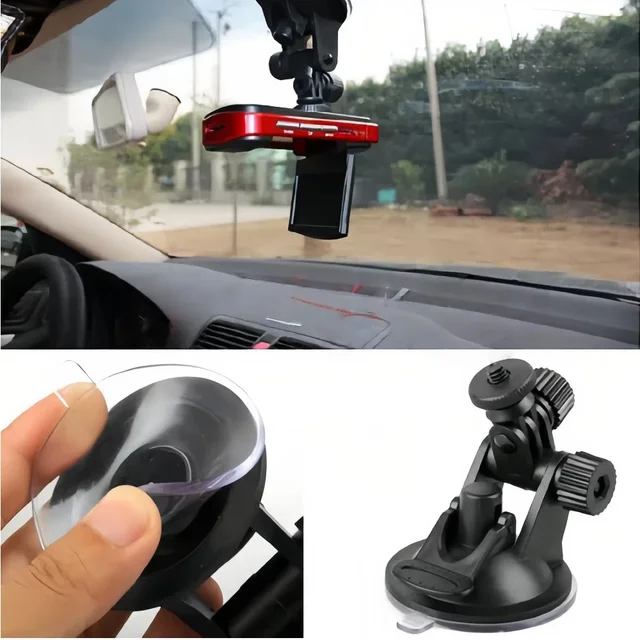 Ventouse pour Gopro 12, support d'accessoires pour Go pro 12 11 10, caméra d'action pour voiture, support monopode en verre 6