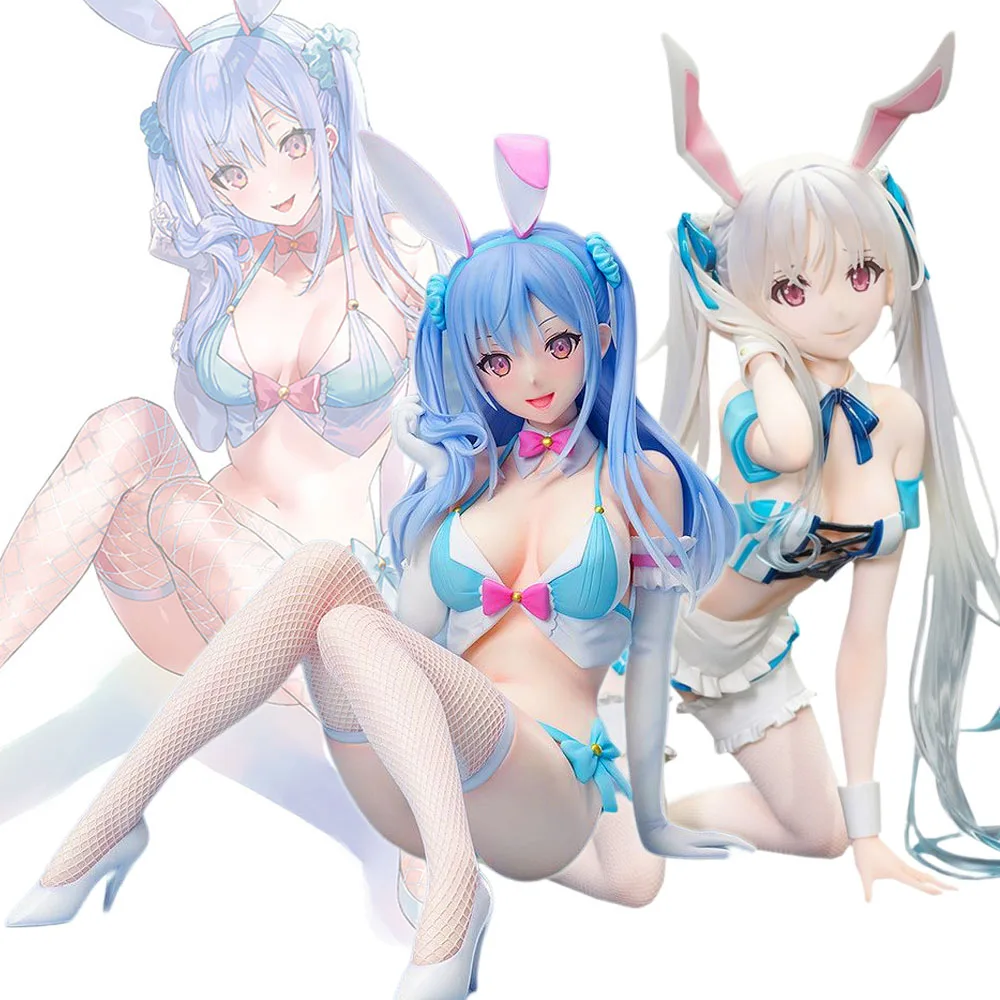 

Sexy Anime Girl Figure Original Character Chris/Kozuki Erina -1/4 - Aqua Blue Bunny Version Ecchi Figure