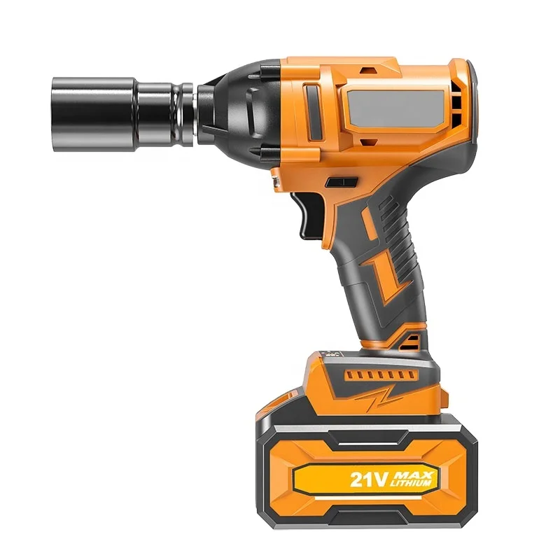 

600Nm 1/2 heavy duty 21v lithium wheel electric impact wrench torque price