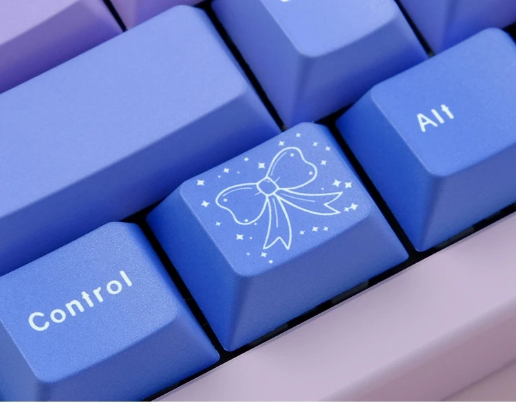 Perfil Cherry, Keycap azul gradiente, 61, 74,