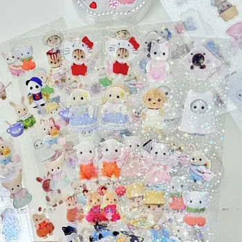 Sylvanian Families pegatina juguete para niños cocina juguetes niña Sylvanians familia niños juguetes para niñas Ternuries Silvania Familiy 1