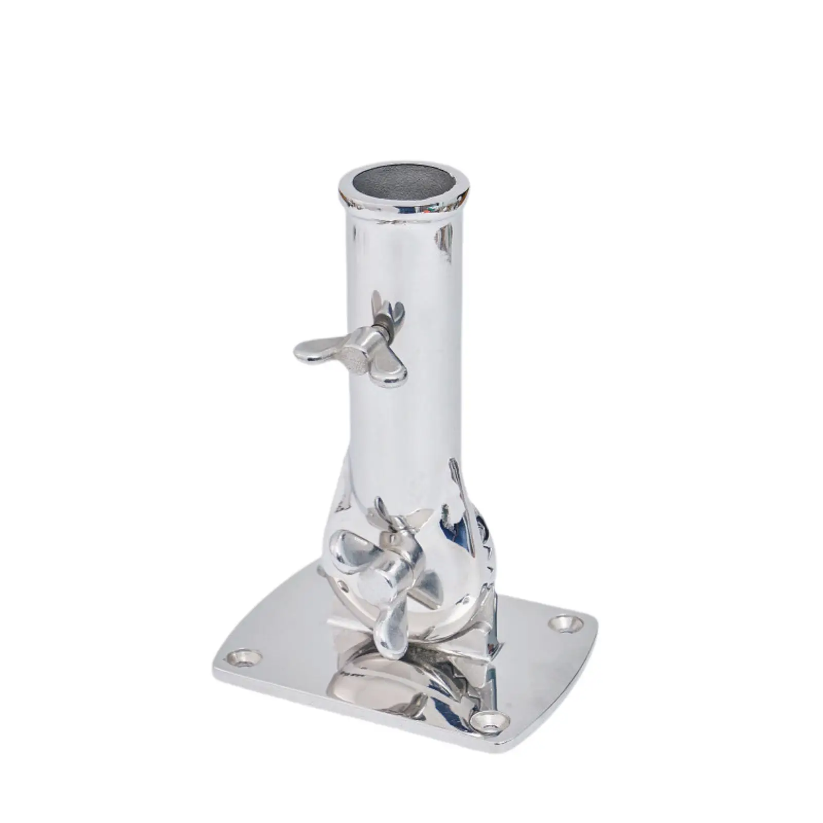 Flag Pole Holder Solid 180&deg; Rotatable Mount for House Outside Yachts