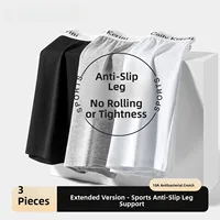 Warm Pure Cotton Underwear Gift Box Long Leg White Edge Anti-Light Pants Comfortable Mid Waist Cotton Underpants for Men