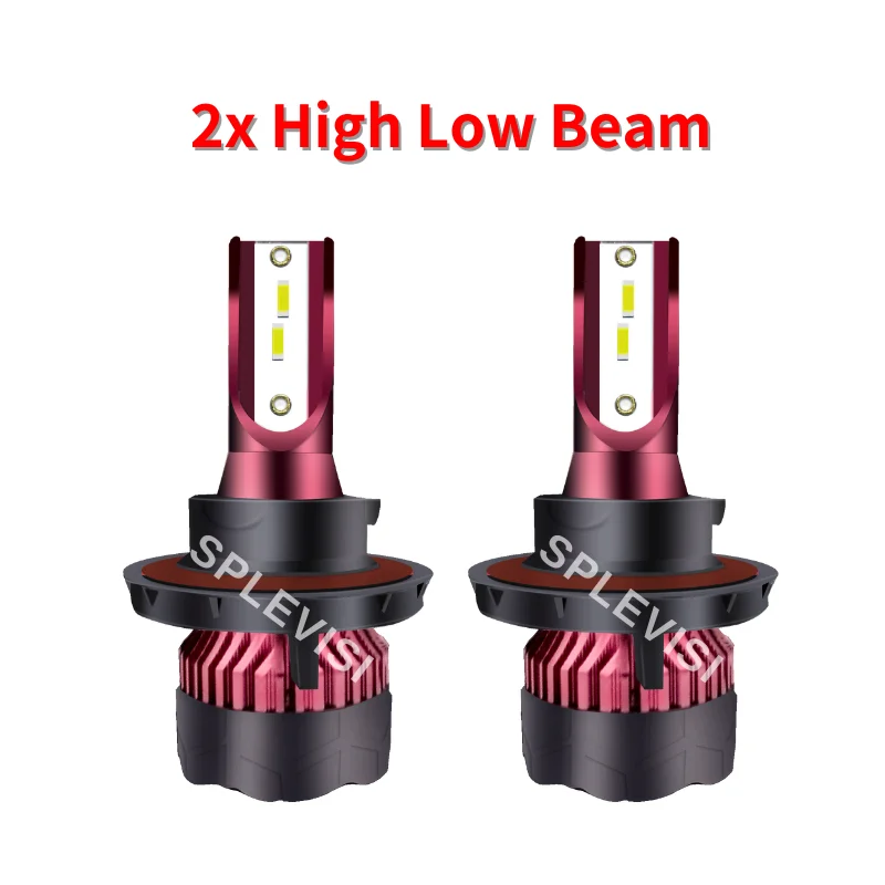 H13/9008 200W LED Headlight Bulb Kit – 6000K – Fits Ford F150 2009-2014 & Super Duty – CHUSYYRAY