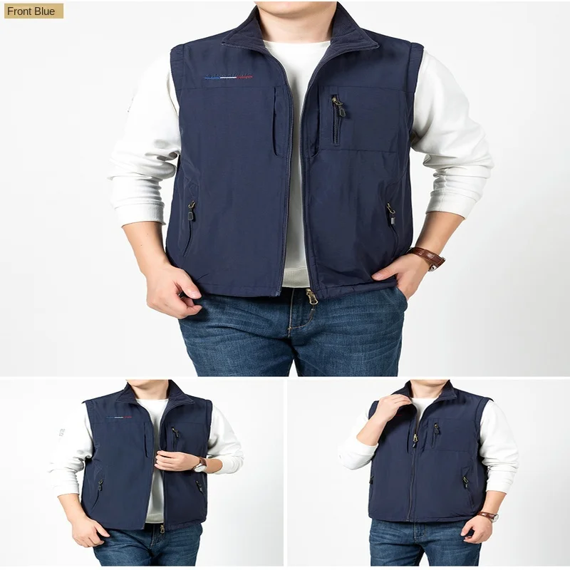 Tactical Jacket Vests & Waistcoats Work Vest with Pockets Trekking Fishing Wear Tools Pocket Custom Fashionable Mesh Luxury