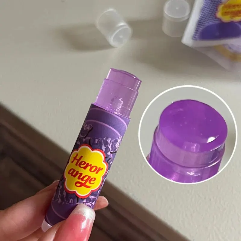 HERORANGEHR297 Baiwei Lollipop Lipstick Cools, Lubricates, Moisturizes, Removes Dead Skin and Reduces Lip Lines 6