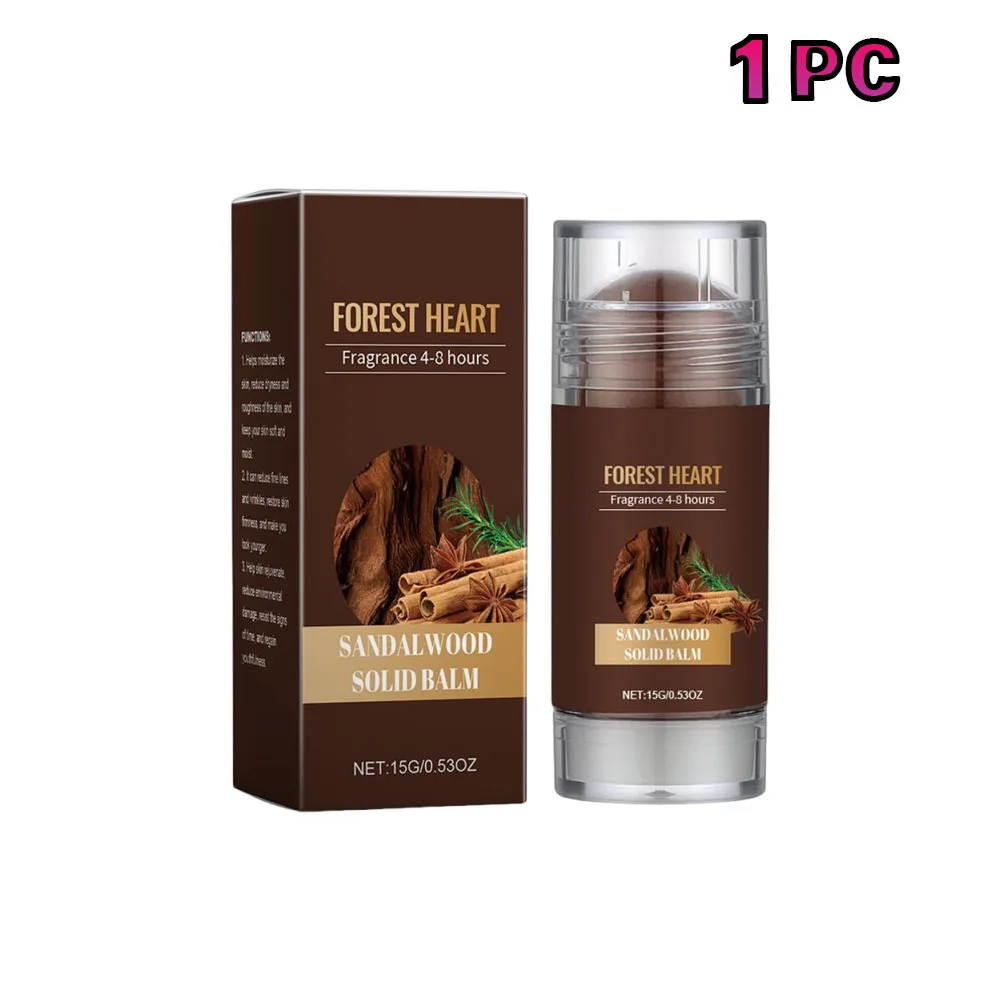 Solid Sandalwood Perfume Balm Long Lasting Body Scent Temptation Flirting Charming Attraction Fragrance Deodorant Stick_voghion.com