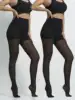 1/2 Paires Nouveauté 2026 Collants sculptants taille haute pour femme, fins, sexy, noirs, transparents et rafraîchissants