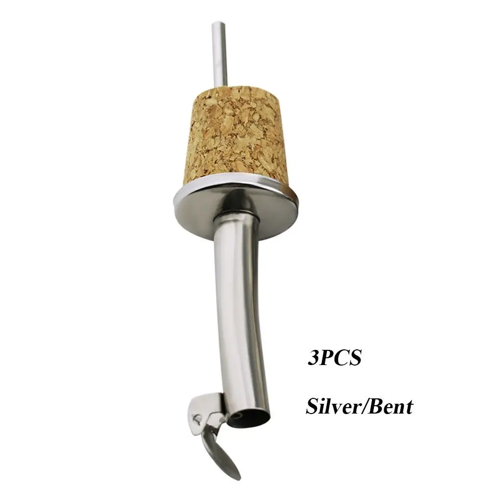 3PCS Silver-Bent
