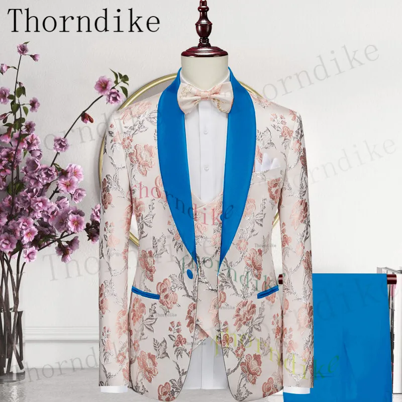 

Жаккардовый костюм для жениха Gwenhwyfar на заказ, мужской пиджак, жилет и брюки, 3 шт., приталенный костюм для жениха, вечеринки, выпускного вечера