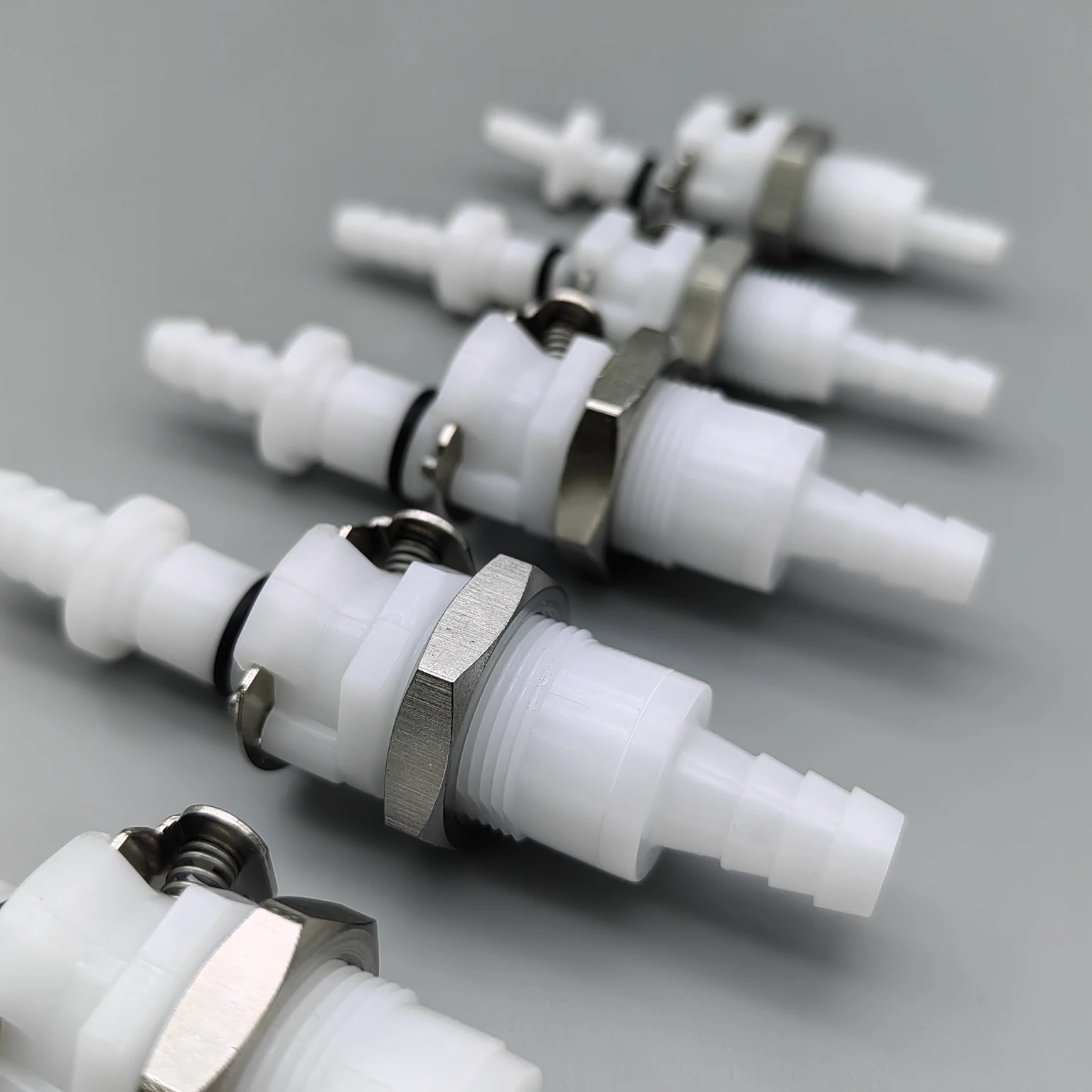 POM Medical Panel Mount Female Quick Disconnect Coupling Hose Barb Air Water CPC Connectors pipe quick connector,aluminum welded joint fitting