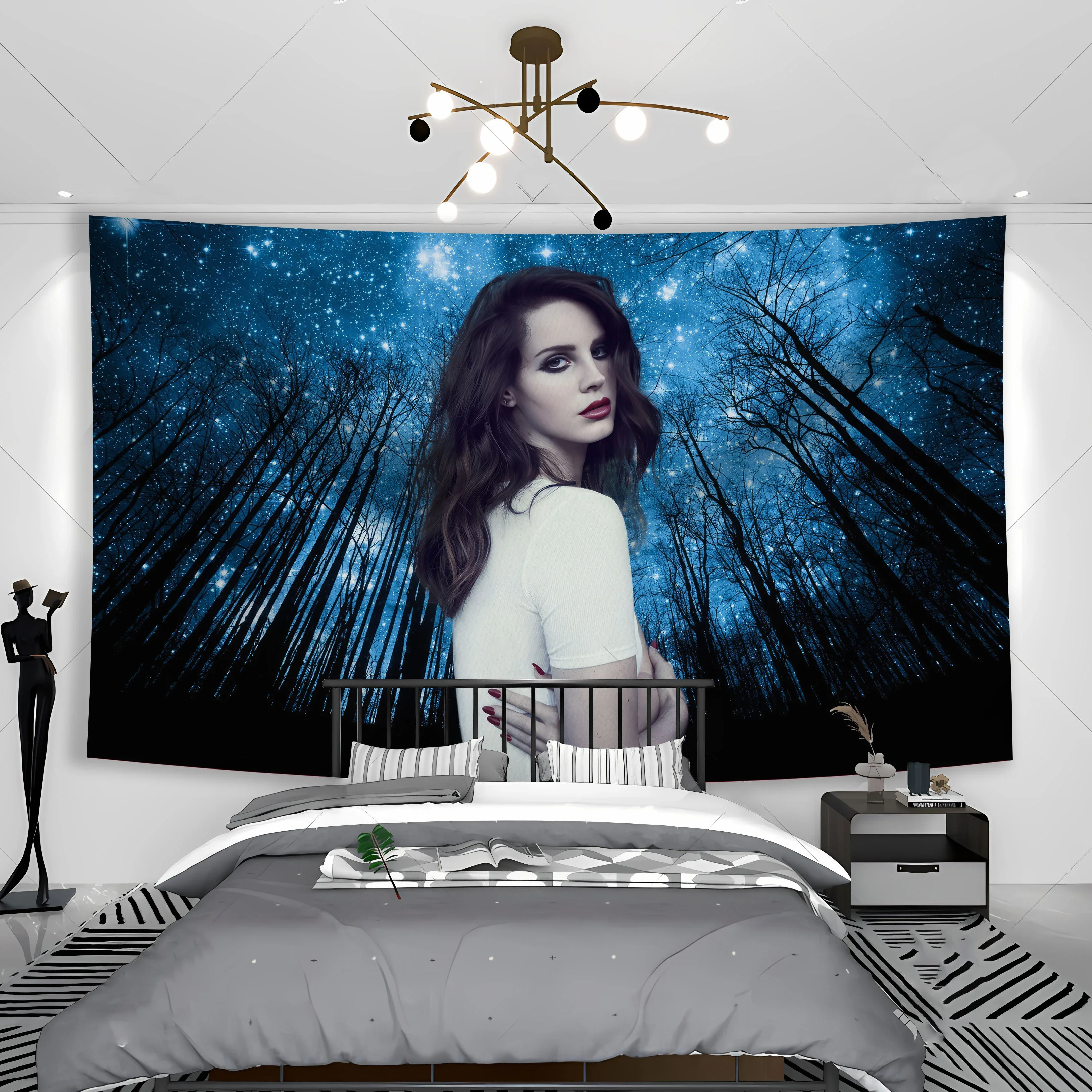 Ultraviolence Lana Del Reys Wall Decor Painting Tapestry Banner Flag Room Decoration Aesthetic Home Garden Meme,tapestry decor