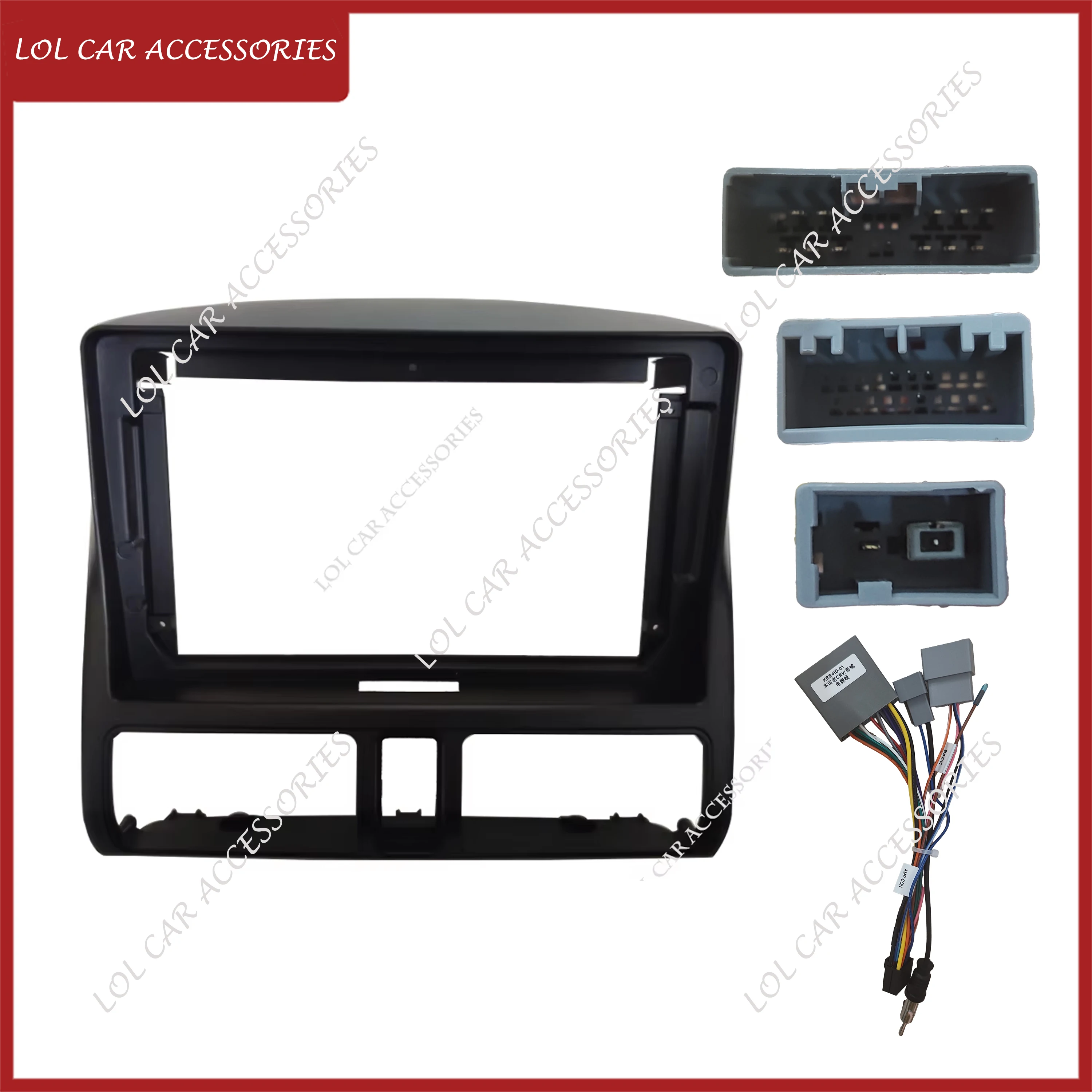 LCA 9 ġ ȥ CR-V CRV 2002-2005 ڵ  ׷ ȵ̵ MP5 ÷̾ ̽  2 Din   Fascia г  Ŀ
