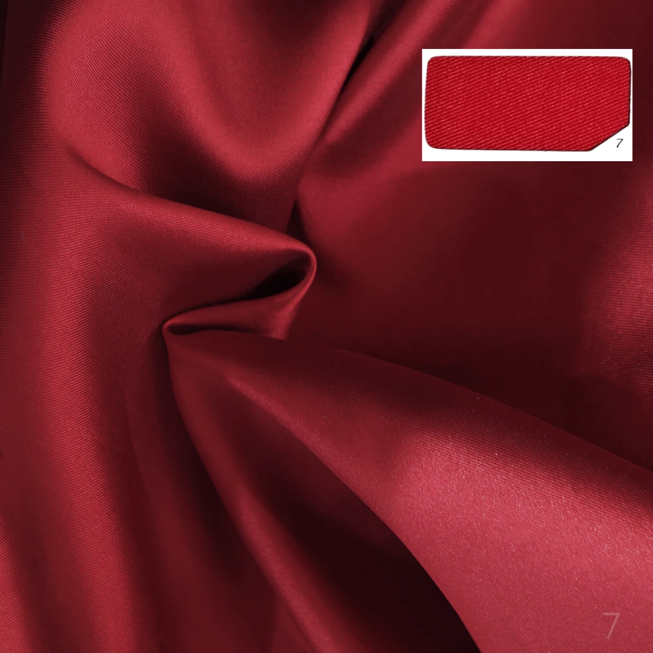 Elegant Red and Pink Mikado Satin Evening Dress Fabric - Twill Satin