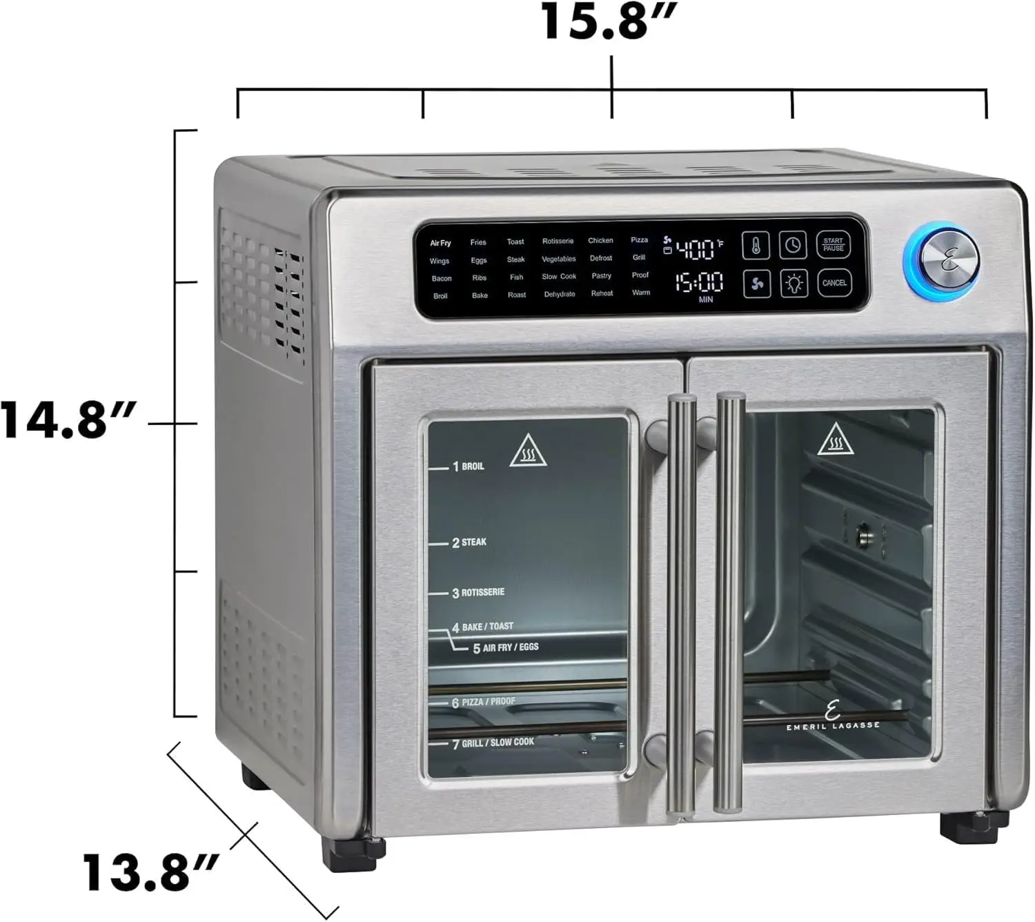 Extra Large Air Fryer Toaster Oven 3