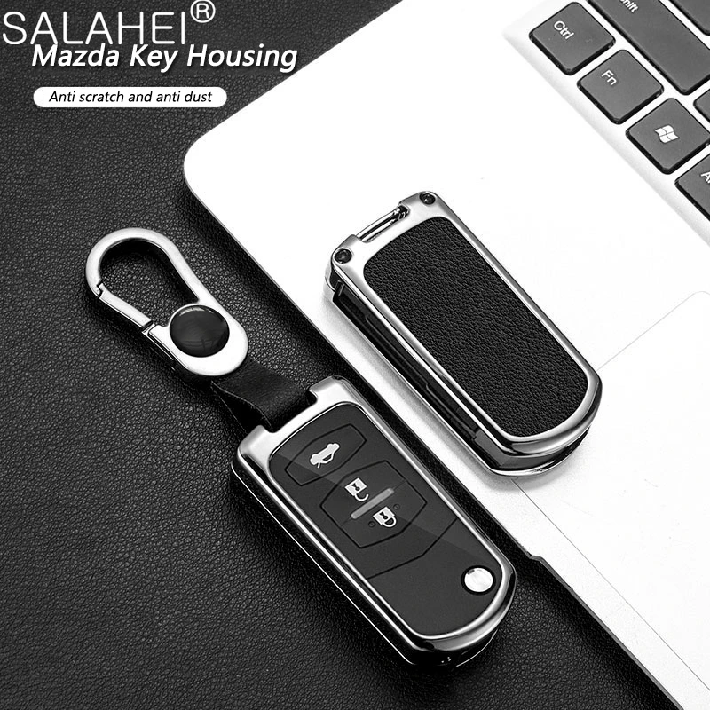 

Car Flip Key Case For Mazda 2 3 5 6 GG 2007 Series M3 M5 M6 CX-5 CX5 CX-7 CX7 Atenza CX-9 CX9 RX8 MX5 MPV Demio Auto Accessories