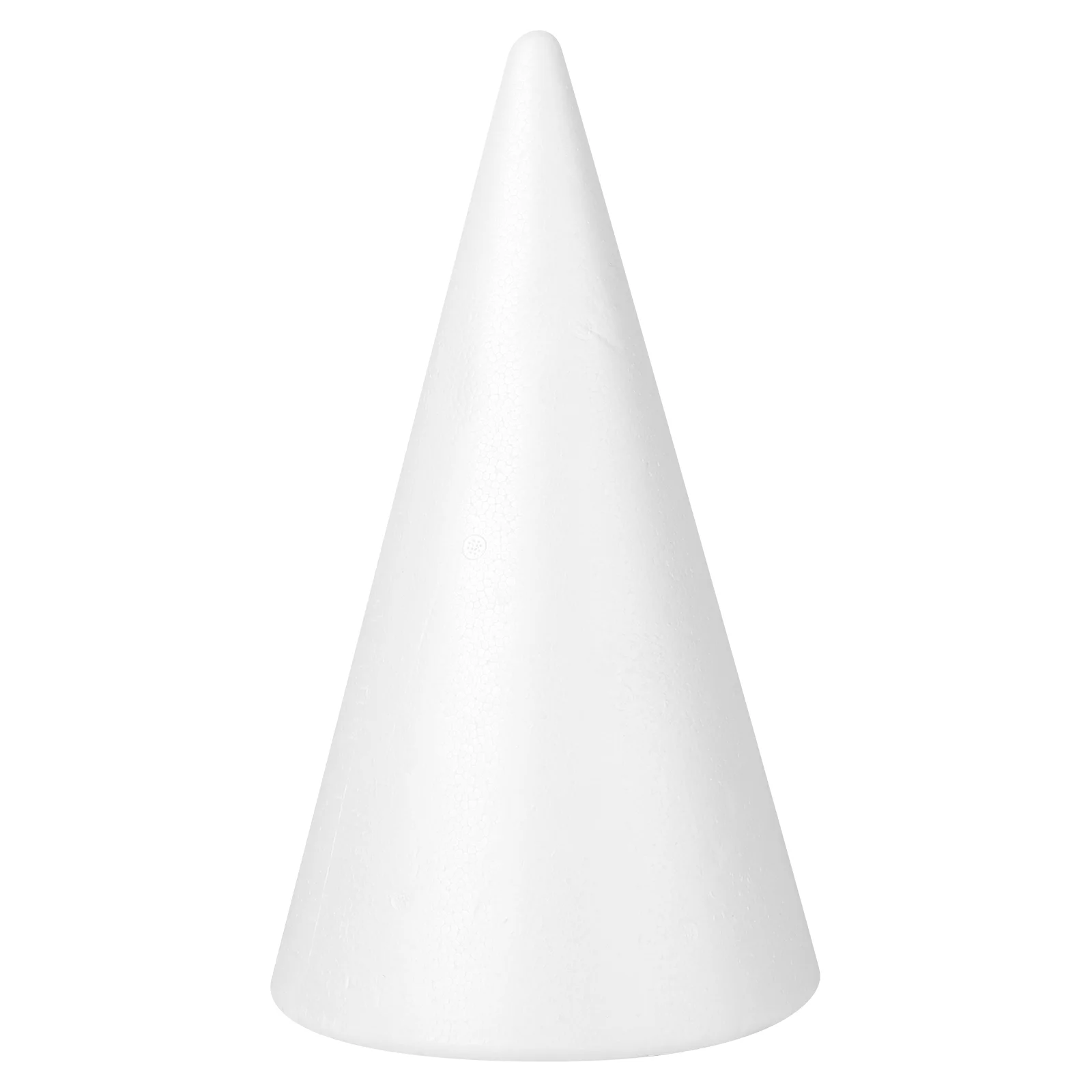 15 Cônes En Mousse Blanche Pour Bricolage - Tailles 7, 10, 15 Cm - Pour Décoration Noël, Mariage, Projets Créatifs, Centre De Table