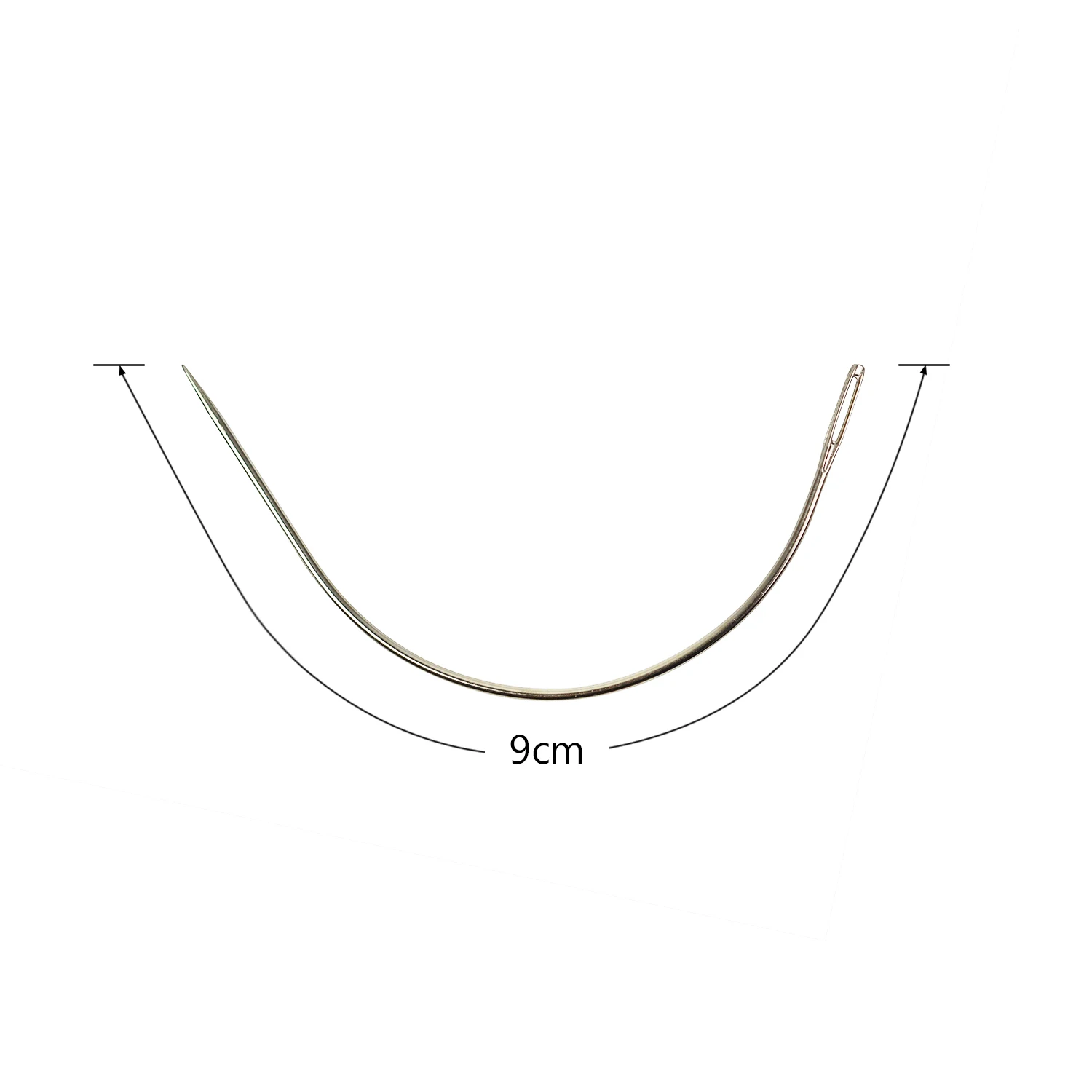 Curved Needles 12Pcs/Pack 6Cm/9Cm C-Type Sewing Tools for Weaving Cap Hair Extensions Tools Wigs Making Needles hair extensions tool,lace wig needles